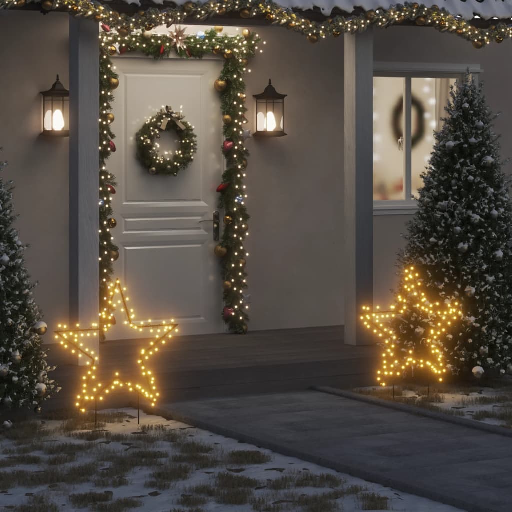Vidaxl Christmas lights with star 115 LEDs 85 cm