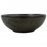 VidaXL STRACTION WASKER Round φ41X14 CM Ceramic Black