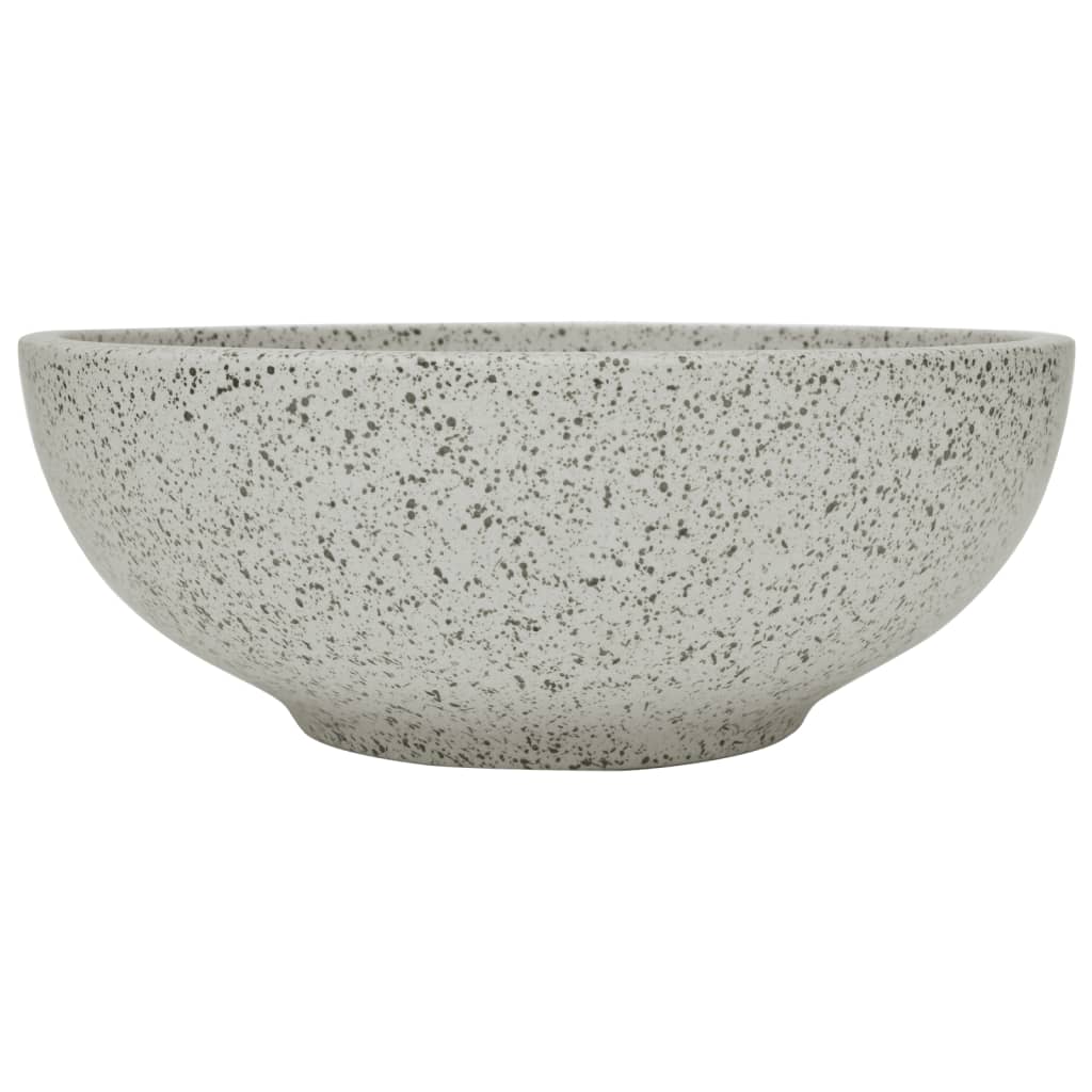 VidaXL STRACTION WASHER Round φ41X14 CM Ceramic Gray