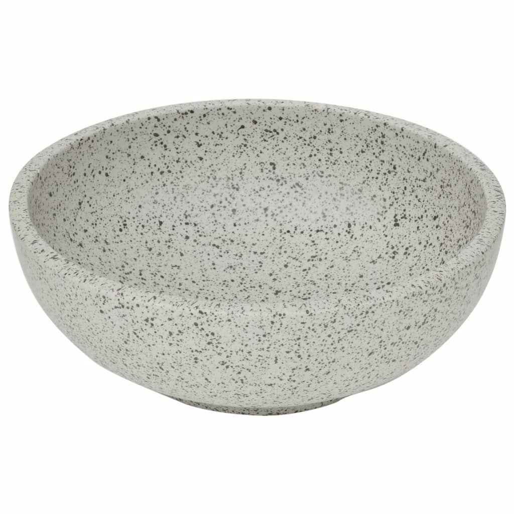 VidaXL STRACTION WASHER Round φ41X14 CM Ceramic Gray