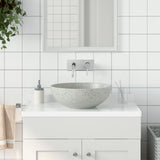 VidaXL STRACTION WASHER Round φ41X14 CM Ceramic Gray