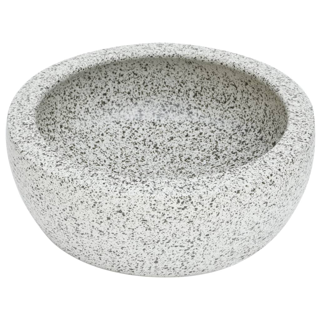 VidaXL STRACTION WASHER Round φ41X14 CM Ceramic Gray