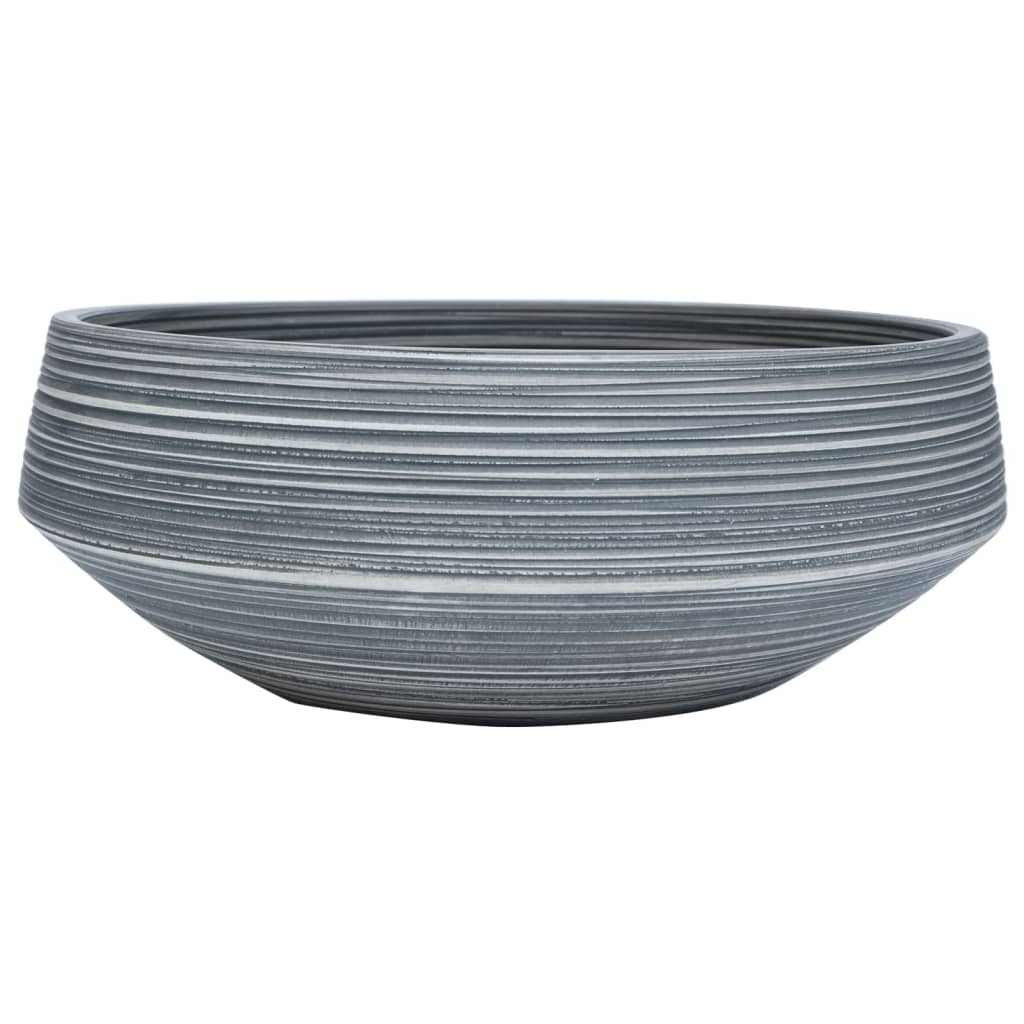 VidaXL STRACTION WASHER Round φ41X14 CM Ceramic Gray