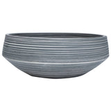 VidaXL STRACTION WASHER Round φ41X14 CM Ceramic Gray