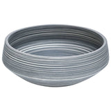 VidaXL STRACTION WASHER Round φ41X14 CM Ceramic Gray