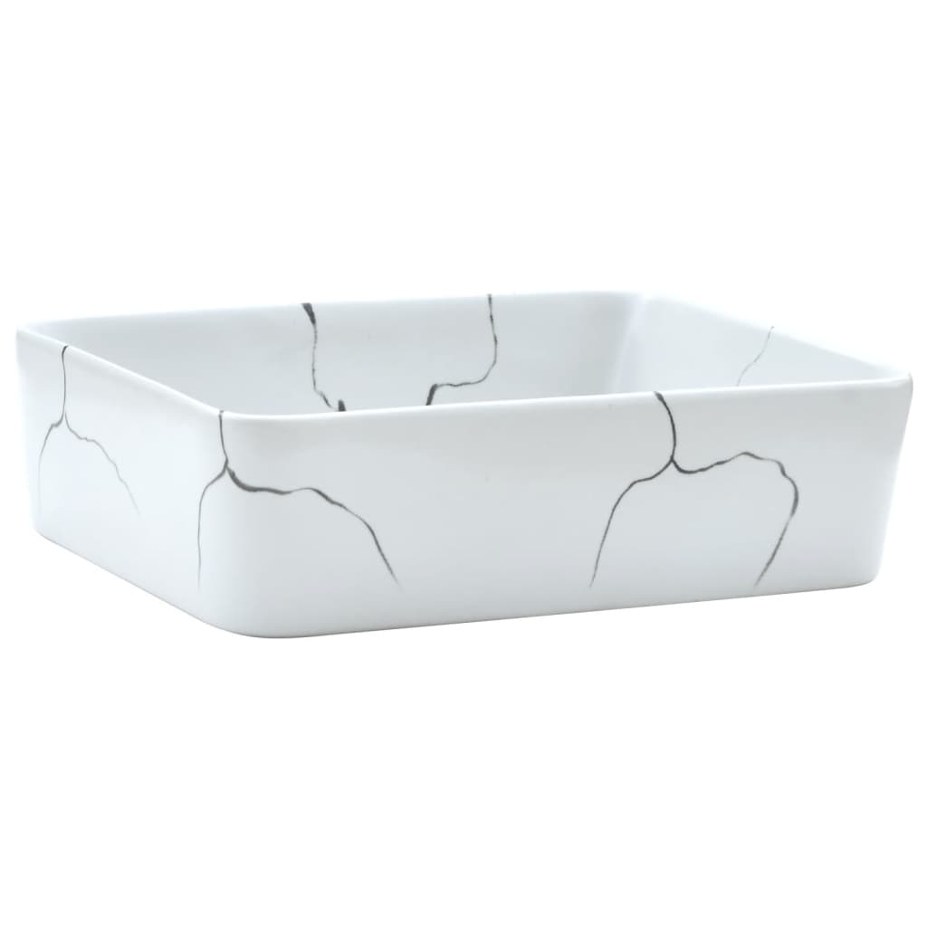 VidaXL STRACK WASH BOK REGANT 46X35.5X13 CM Ceramic White