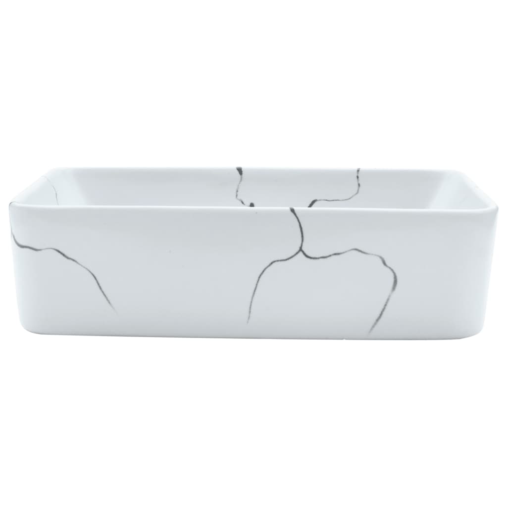 VidaXL STRACK WASH BOK REGANT 46X35.5X13 CM Ceramic White