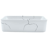 VidaXL STRACK WASH BOK REGANT 46X35.5X13 CM Ceramic White