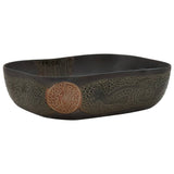 Vidaxl Strack Wasker Regant 48x37.5x13,5 cm ceramiczna czarna
