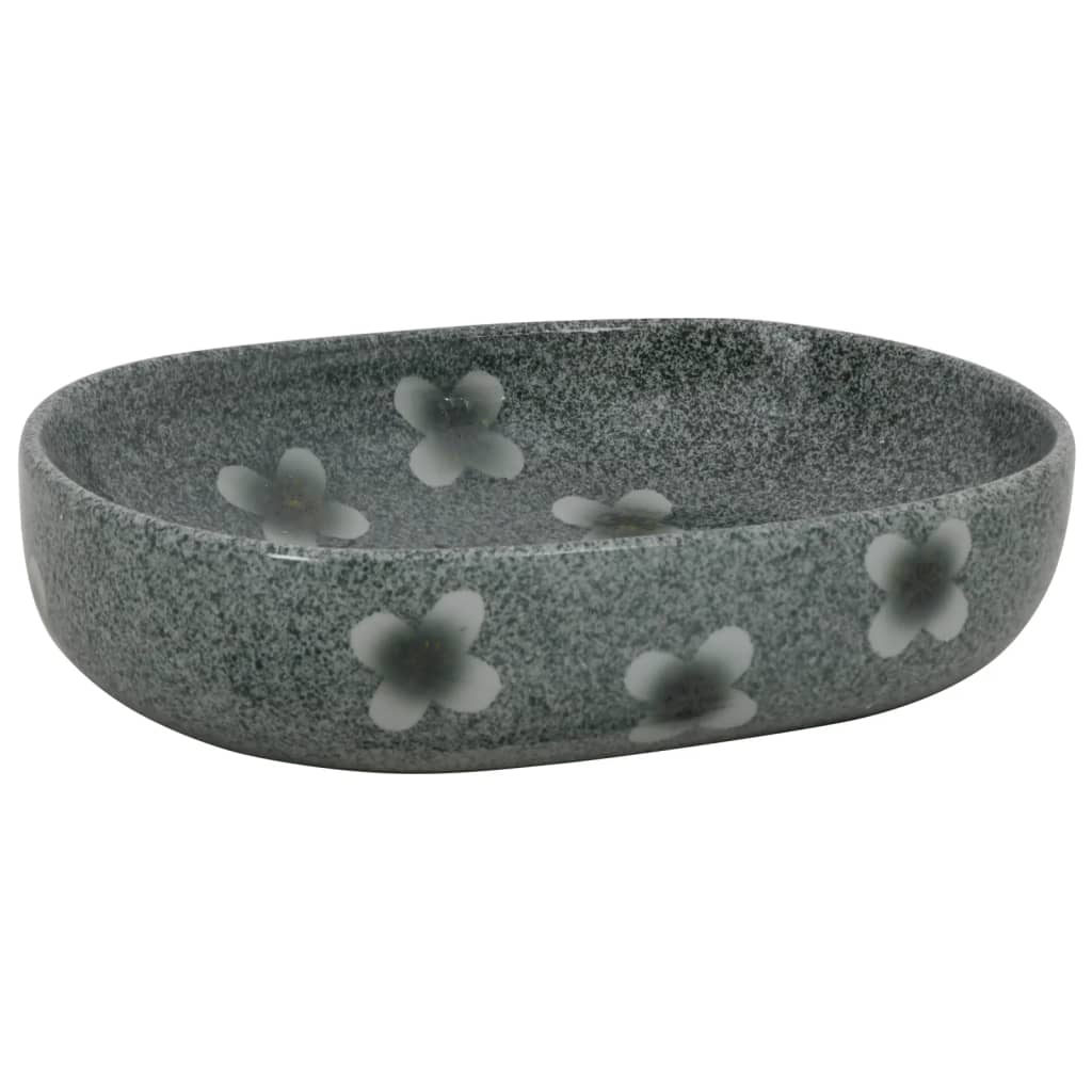VidaXL STRACTION WASHER OVAAL 59X40X14 CM Ceramic blue