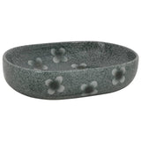 VidaXL STRACTION WASHER OVAAL 59X40X14 CM Ceramic blue
