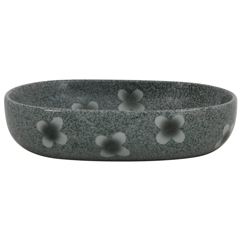 VidaXL STRACTION WASHER OVAAL 59X40X14 CM Ceramic blue
