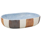 VidaXL Setup Wash Bang Oval 59x40x14 cm Ceramic Multi -colored