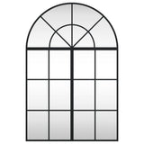 Miroir mural vidaxl boog 60x90 cm de fer noir