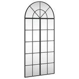 Vidaxl Wandspiegel Boog 60x130 cm Eisenschwarz