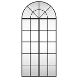 Vidaxl Wandspiegel Boog 60x130 cm Eisenschwarz