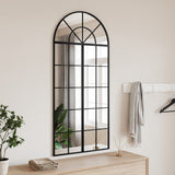 Vidaxl Wandspiegel Boog 60x130 cm Eisenschwarz