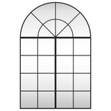 Vidaxl Wall Mirror Boog 80x120 cm jern svart