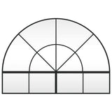 VidaXL Wandspiegel boog 100x70 cm ijzer zwart