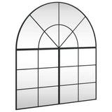 Vidaxl Mirror de pared Boog 100x110 cm de hierro negro