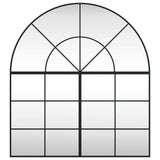 Vidaxl Mirror de pared Boog 100x110 cm de hierro negro