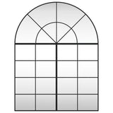 Vidaxl Mirror de pared boog 100x130 cm de hierro negro