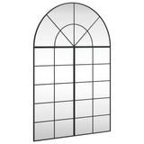 Vidaxl Wall Mirror Boog 100x150 cm järnsvart