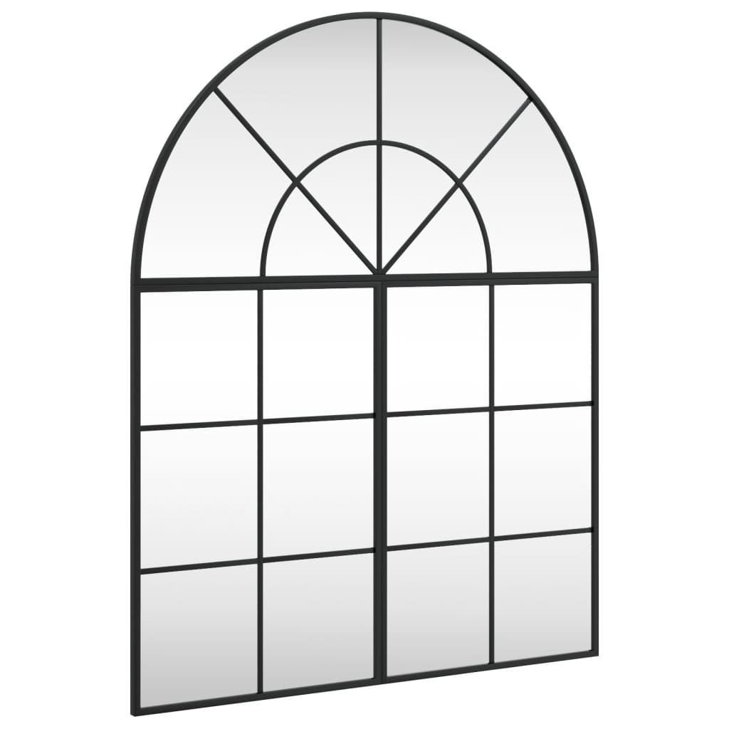 Vidaxl Wandspiegel Boog 80x100 cm Eisen schwarz