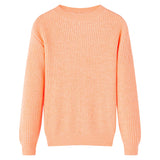 Vidaxl Children's sweater knitted 116 bright orange