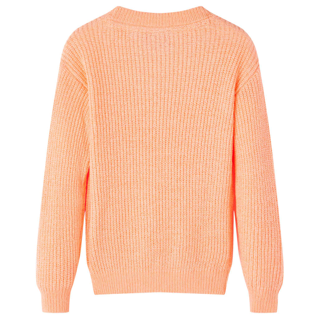 Vidaxl Children's sweater knitted 116 bright orange