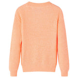 Vidaxl Children's sweater knitted 116 bright orange