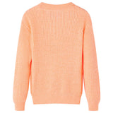 Vidaxl Children's sweater knitted 128 bright orange