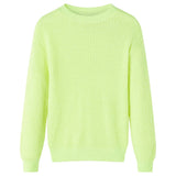 Vidaxl Children's sweater knitted 104 Neongeel