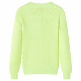Vidaxl Children's sweater knitted 140 Neongeel