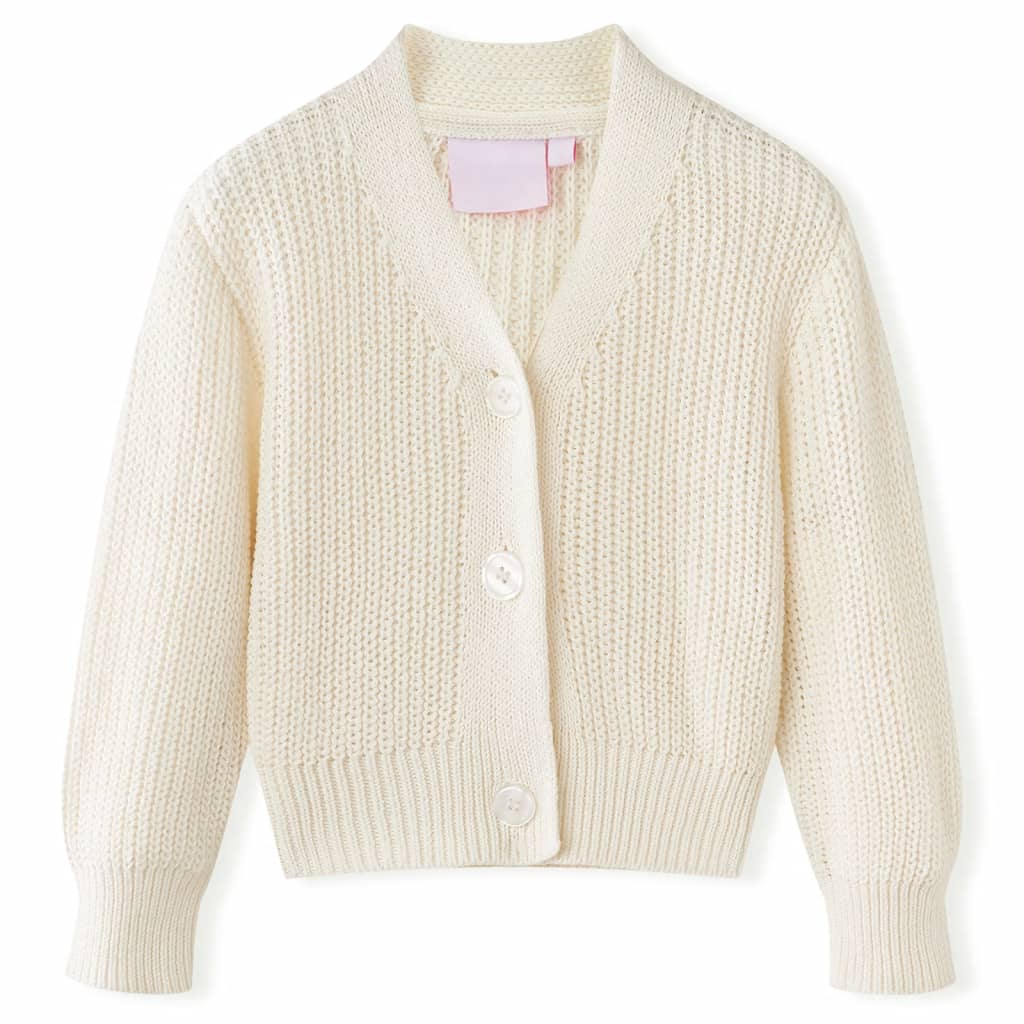 Vidaxl Children's vest Knitted 104 Snow White