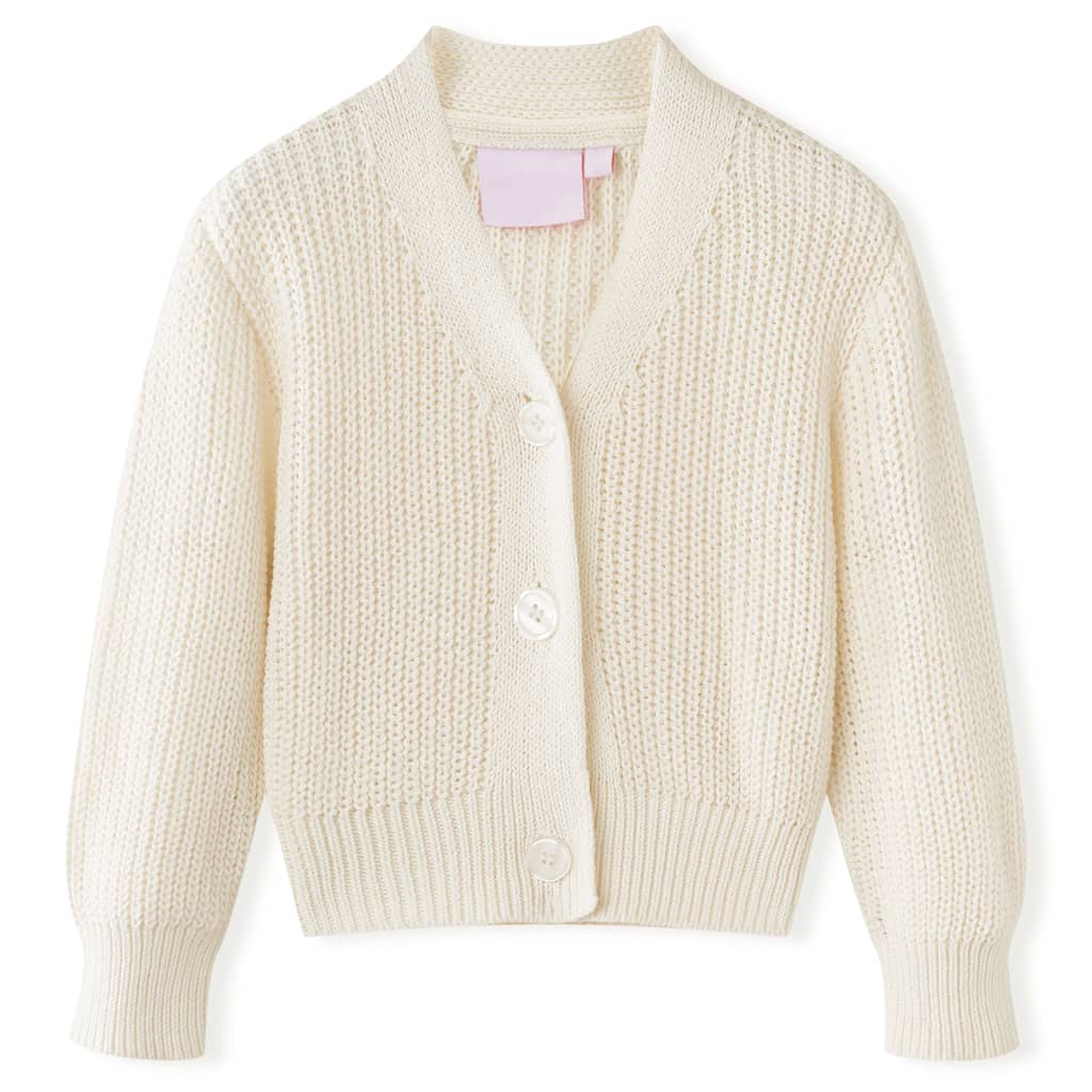 Vidaxl Children's vest Knitted 116 Snow White