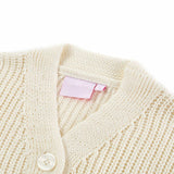 Vidaxl Children's vest Knitted 116 Snow White