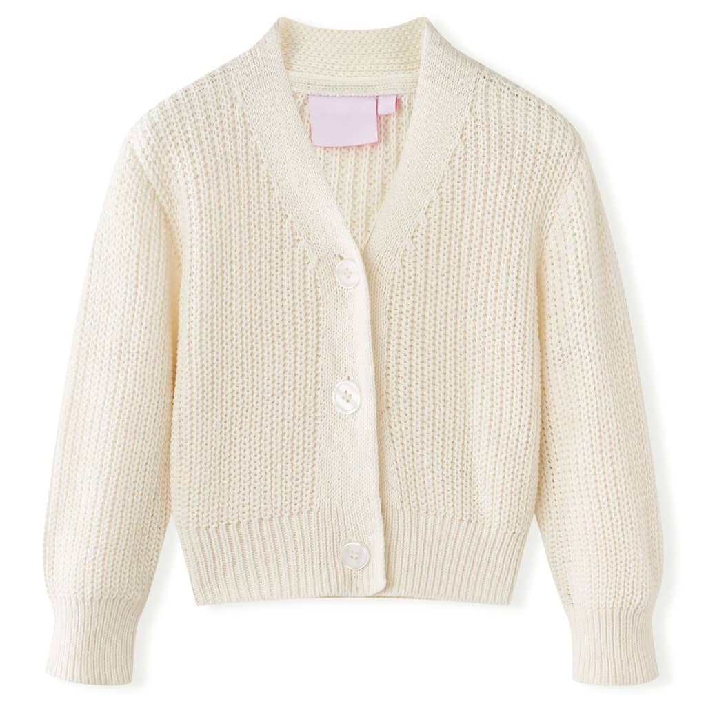 Vidaxl Children's vest Knitted 140 Snow White