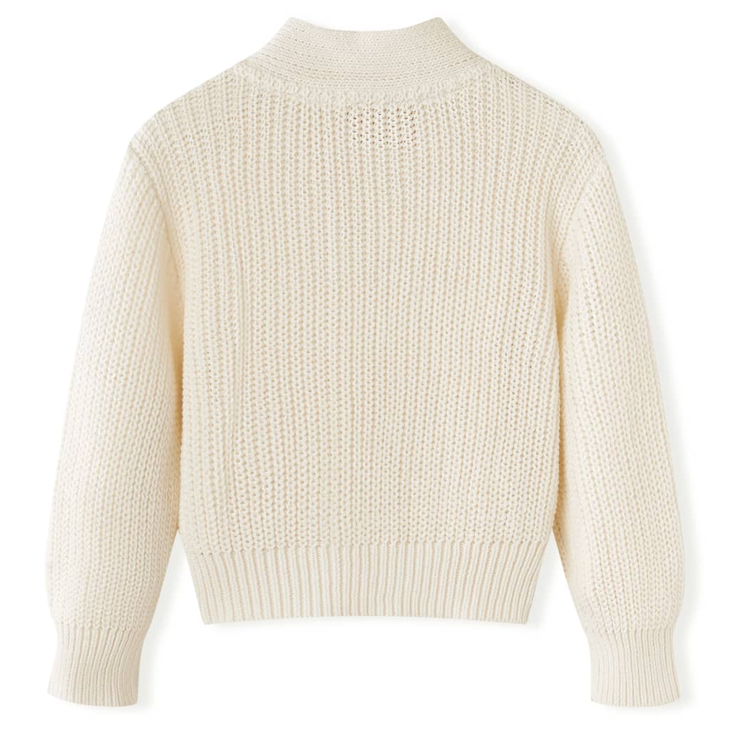 Vidaxl Children's vest Knitted 140 Snow White