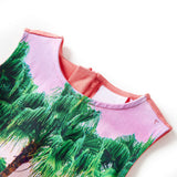 Vidaxl Kinderkleid 128 Korallenfarbe