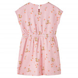 Vidaxl children's dress with drawstring 128 light orange