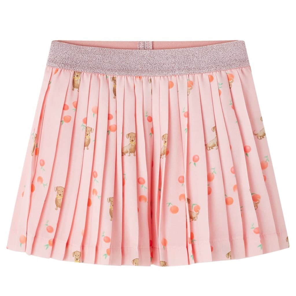 Vidaxl Children's pleated skirt 104 Licht Orange