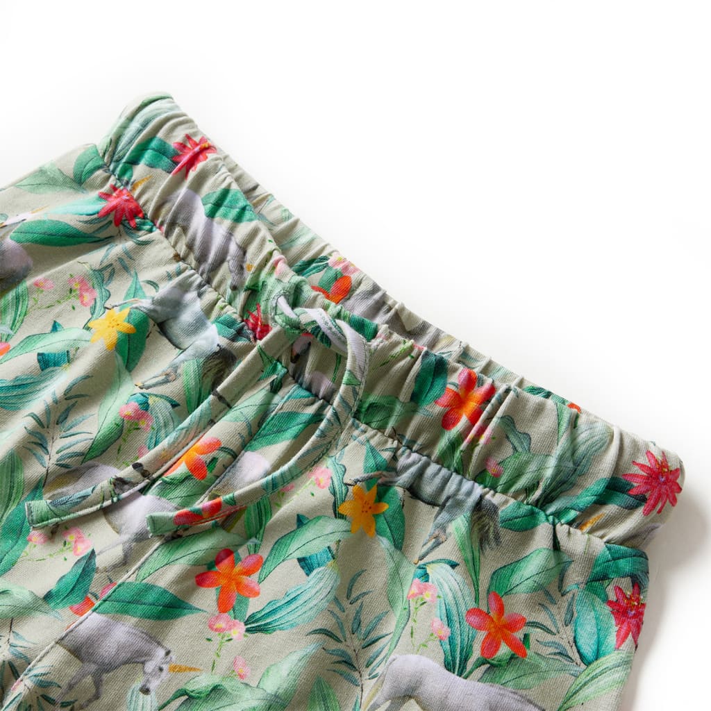 Vidaxl Children's Shorts with Trekkoord 128 Lichtkaki