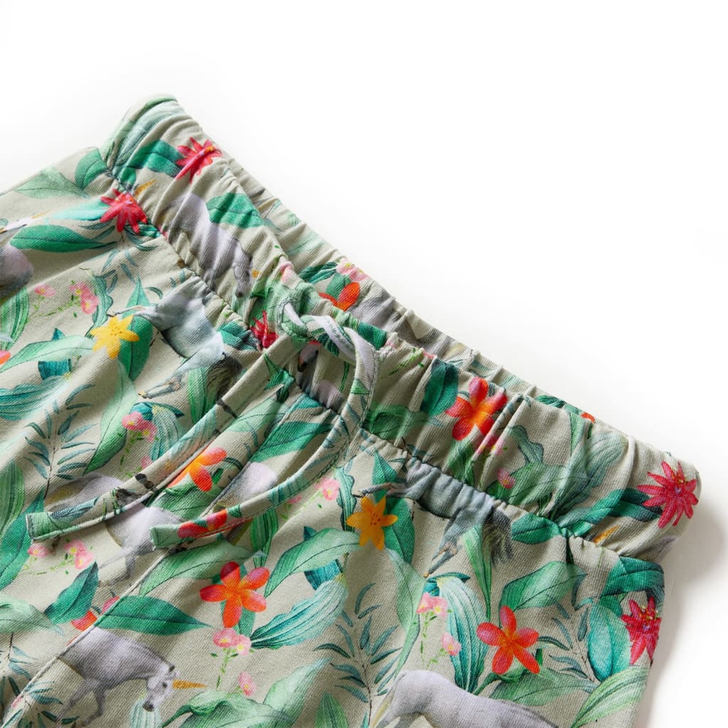Vidaxl Children's Shorts with Trekoord 140 Lichtkaki