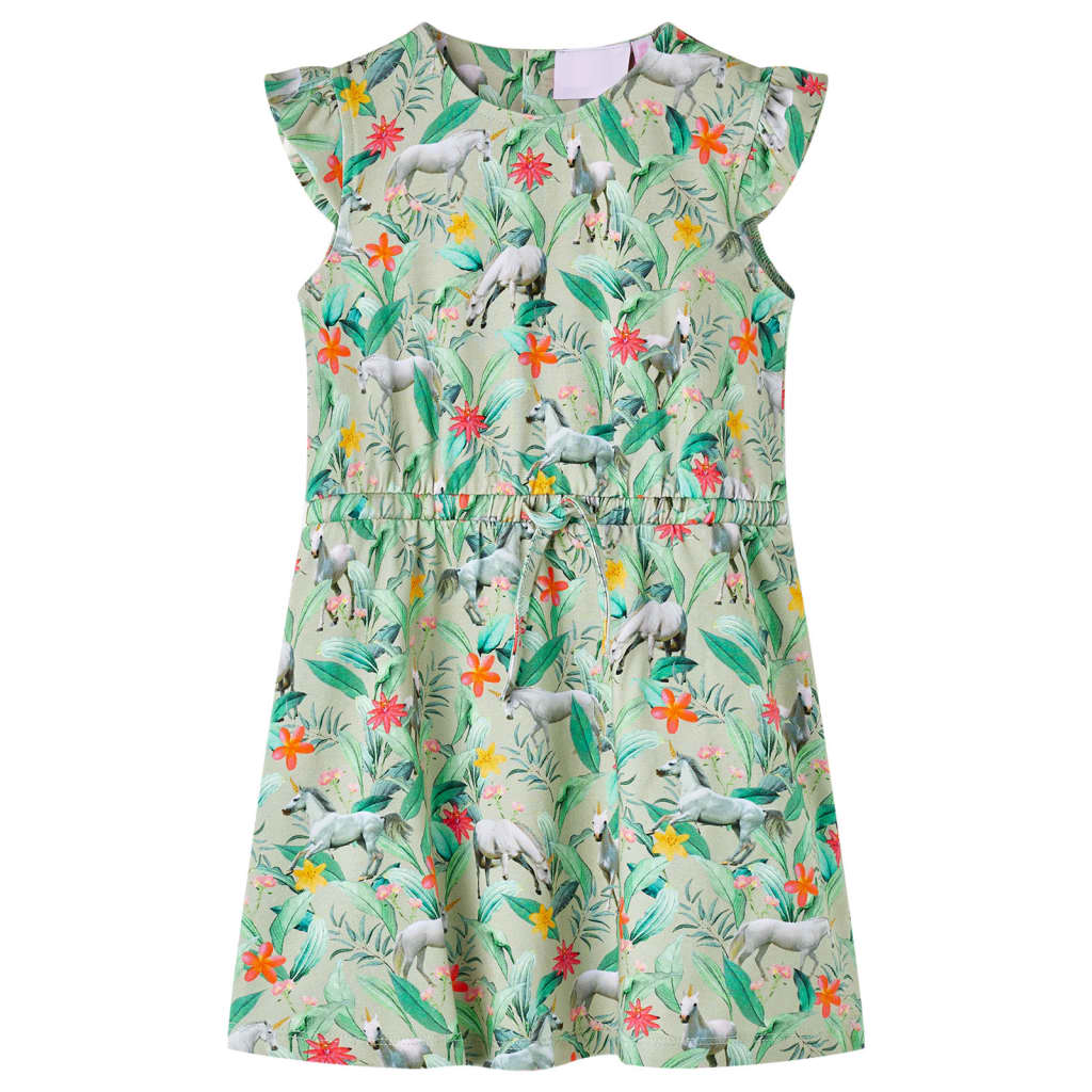 Vidaxl Children's Dress 128 LichtaKakiklijk