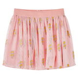 Vidaxl children's skirt with tulle 128 light pink