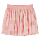 Vidaxl children's skirt with tulle 140 light pink