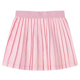 Vidaxl Falda infantil doblada 128 rosa claro