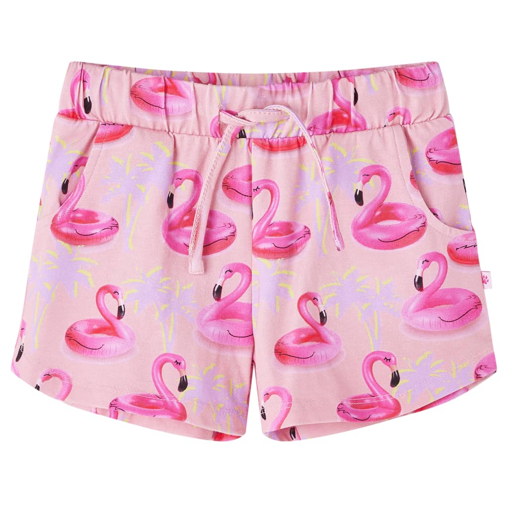 Vidaxl Children's Shorts with Trekoord 116 Light Pink