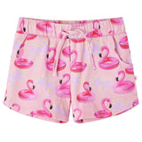 Vidaxl Children's Shorts with Trekoord 116 Light Pink